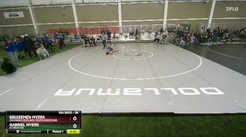 56 lbs Cons. Round 5 - Gabriel Myers, LV Bear WC vs Kruizemen Myers, Colorado Outlaws Youth Wrestling