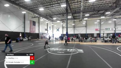 66 lbs 3rd Place - Levi Hadley, Other Team vs Raiden Crook Hutsler, White River Jr. WC