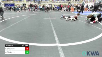 55 lbs Round Of 16 - Bennett Chase, South Central Punisher Wrestling Club vs Jett Elledge, F-5 Grappling