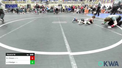 55 lbs Round Of 16 - Bennett Chase, South Central Punisher Wrestling Club vs Jett Elledge, F-5 Grappling