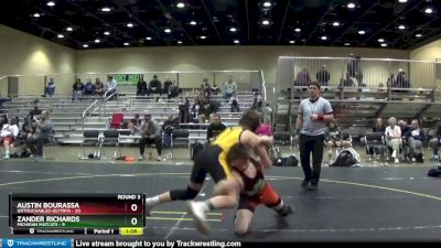 135 lbs Round 3 (6 Team) - Austin Bourassa, Untouchables-Olympia vs Zander Richards, Michigan Matcats