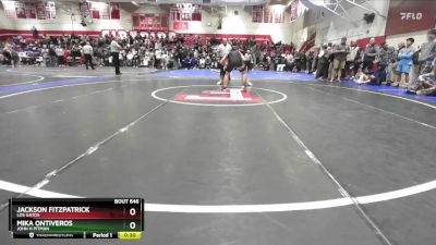 150 lbs Cons. Round 3 - Jackson Fitzpatrick, Los Gatos vs Mika Ontiveros, John H Pitman