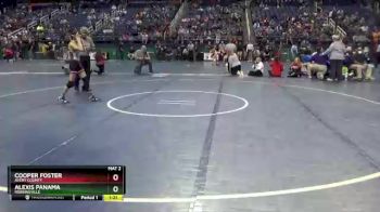 1A 106 Semifinal - Cooper Foster, Avery County vs Alexis Panama, Robbinsville