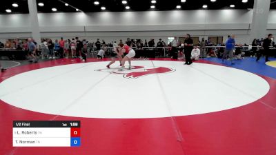 157 lbs 1/2 Final - Leo Roberts, Tennessee vs Titus Norman, Tennessee