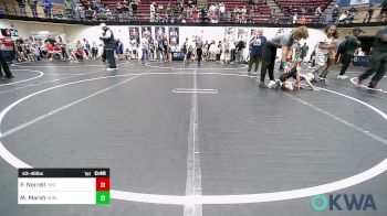 43-46 lbs Quarterfinal - Piper Norrell, Tuttle Wrestling Club vs Max Marsh, Noble Takedown Club