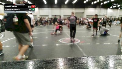 120 lbs Round 5 (6 Team) - Chance Wuhr, Backyard Brawlers Gold vs Jasmine Villegas, Refinery Wrestling