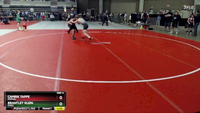 120 lbs Quarterfinal - Camrik Tappe, Staples vs Brantley Klein, F/MCC
