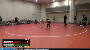 132 lbs Semis & Wb (16 Team) - Jayda Rankin, Griffin Fang vs Kendall Bibla, Florida All-Stars