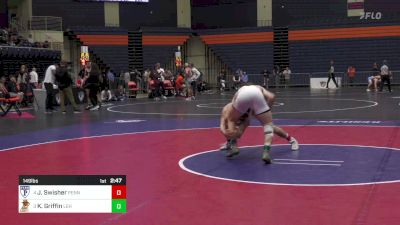 149 lbs Consolation - Jude Swisher, Pennsylvania vs Kelvin Griffin, Lehigh