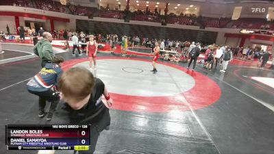 126 lbs Champ. Round 1 - Landon Boles, Standfast Wrestling Club vs Daniel Samayoa, Putnam City Freestyle Wrestling Club