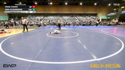 55 lbs Consi Of 8 #2 - Izrael Casaus, Juggernaut Wrestling Club vs Reed Saltenberger, Klamath Prep