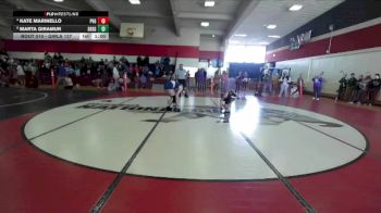 Girls 127 lbs Cons. Semi - Kate Marinello, Pleasant Valley Girls vs Marta Giramur, Shasta Girls