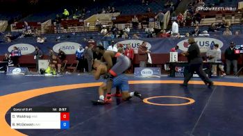 130 kg Consolation - Derrick Waldrap, Rise Wrestling vs Bryson McGowan, Unattached