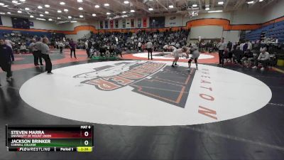 285 lbs Cons. Round 5 - Jackson Brinker, Cornell College vs Steven Marra, University Of Mount Union