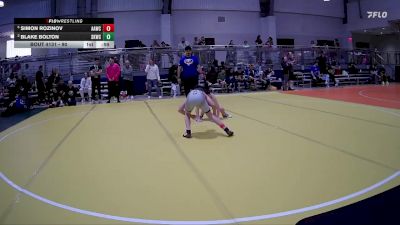 90 lbs 3rd Place Match - Blake Bolton, Spring Klein Wrestling Club vs Simon Rozinov, All American Wrestling Club