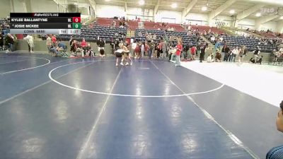 92 lbs Cons. Semi - Josie Mckee, Uintah Wrestling vs Kylee Ballantyne, Westlake