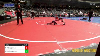 52 lbs Consi Of 8 #2 - Tru Johnson, Ready RP Nationals vs Dylan Lockwood, Heat