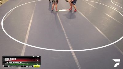 295 lbs Round 1 - Colton Johnson, Coon Rapids Mat Bandits Wrestling Club vs Jack Byker, Minnesota