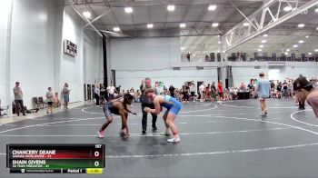 157 lbs Semis (4 Team) - Chancery Deane, Sakura Worldwide vs Shain Givens, VA Team Predator