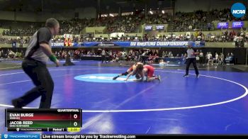 141 lbs Quarterfinal - Jacob Reed, Ohio Northern vs Evan Burge, Wabash