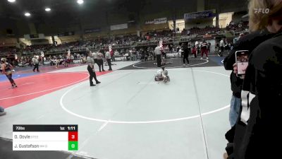 70 lbs Quarterfinal - Deshawn Doyle, Steel City Reloaded WC vs Joshua Gustafson, NM Outlawz