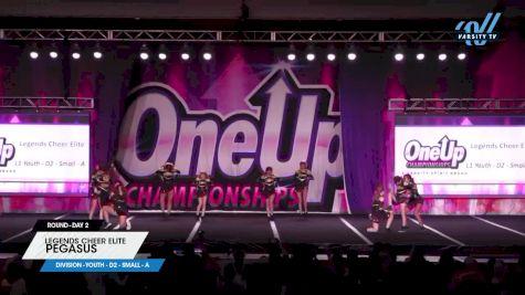 Legends Cheer Elite - Pegasus [2023 L1 Youth - D2 - Small - A Day 2] 2023 One Up Grand Nationals