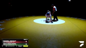 95 lbs Finals (8 Team) - Bear Wesolowski, The Untouchables Black vs Maxwell Bradley, Backyard Brawlers