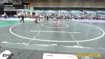127 lbs Quarterfinal - Olivia Ortiz, Exeter X-Men vs Kamilliah Rice, Florida Elite Wrestling