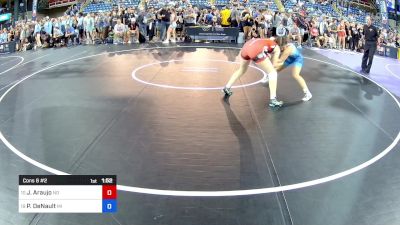 136 lbs Cons 8 #2 - Julia Araujo, ND vs Paisley DeNault, MI