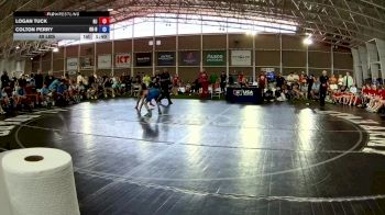 88 lbs Logan Tuck, New Jersey vs Colton Perry, Oklahoma Outlaws Blue