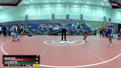 95 lbs Round 3 (6 Team) - Devin Pace, Portage Wrestling Club vs Cale Beattie, HSE Wrestling Club