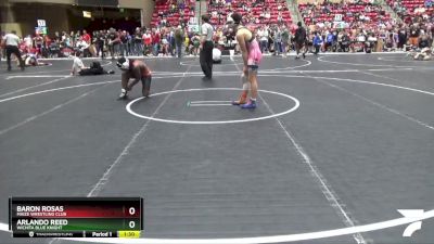 150 lbs Champ. Round 1 - Baron Rosas, Maize Wrestling Club vs Arlando Reed, Wichita Blue Knight