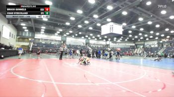 149 lbs Champ. Round 3 - Chad Strickland, Unattached Montevallo vs Brock Gunnels, Reinhardt University (GA)