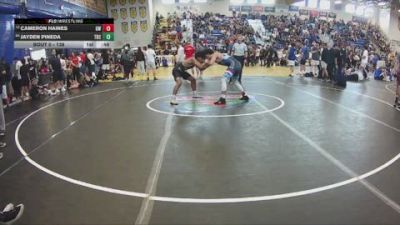 138 lbs Cons. Round 4 - Cameron Haines, Gladiator Wrestling vs Jayden Pineda, Buchholz
