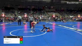 73 lbs Quarterfinal - Israel Borge, Rare Breed Academy vs Grayson Eggum, Stillwater