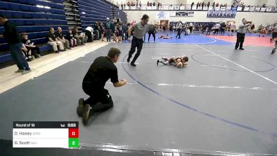 60 lbs Round Of 16 - Owen Haney, Apache Youth Wrestling vs Bohdi Scott, Salina Wrestling Club