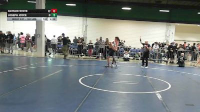 150 lbs Round Of 32 - Kayson White, KY vs Joseph Joyce, RI