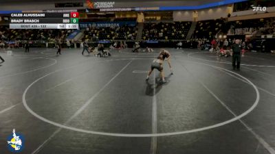 132 lbs Cons. Round 1 - Brady Brasch, Don Bosco vs Caleb Alhussaini, Ankeny