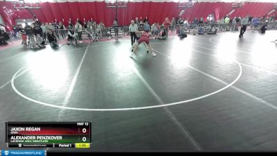 126 lbs Quarterfinal - Jaxon Regan, Iowa vs Alexander Penzkover, LaCrosse Area Wrestlers