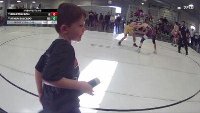148 lbs Cons. Round 2 - Athen Salcedo, Nebraska vs Braxton Soll, Arlington Eagles
