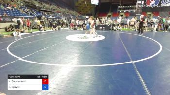 152 lbs Cons 16 #1 - Kale Baumann, Montana vs Colby Gray, Missouri