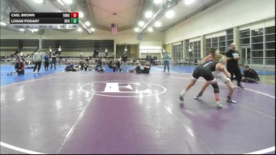 141 lbs Rr Rnd 8 - Cael Brown, TDWC Maniacs - MSE vs Logan Podany, Revival X