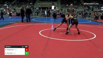 105 lbs Rr Rnd 1 - Diesel Pedersen, Broken Arrow Wrestling Club vs Kaylor Sumner, Jenks Trojan Wrestling Club
