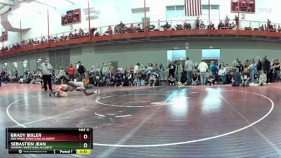 126 lbs Champ. Round 1 - Brady Bixler, Red Hawk Wrestling Academy vs Sebastien Jean, Warren Wrestling Academy