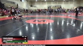 130 lbs Round 5 - Calin Howard, Menomonie Wrestling Club vs Levi Hoffman, Hastings