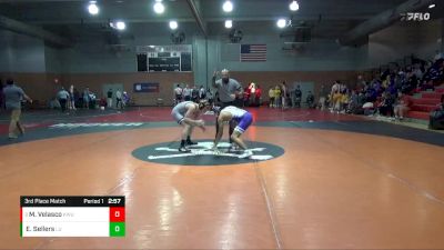 133 lbs 3rd Place Match - Matthew Velasco, Kentucky Wesleyan University vs Ethan Sellers, Life University