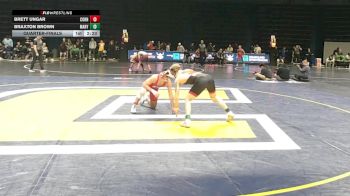 133 lbs Quarterfinal - Brett Ungar, Cornell vs Braxton Brown, Maryland