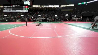 100 lbs Champ. Round 2 - Cam Davis, CPWA vs Connor Clark, TVY2