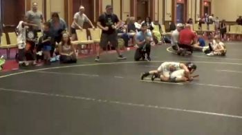 40 lbs Semis & 1st Wrestleback (8 Team) - Angelo Barbieri, Armory Red vs Elijah Mathew, Armory Blue