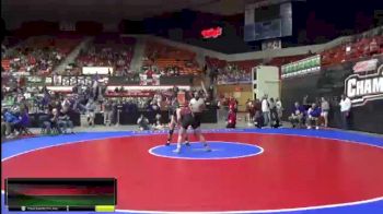 120 lbs Champ. Round 1 - Caxton Smyth, Plainville vs Tyelor Rozell, Douglass